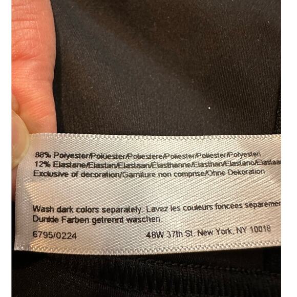 Glamorise Women's Plus Zip-Front Wire-Free Sports Bra Black Size 38F Active - Picture 5 of 6